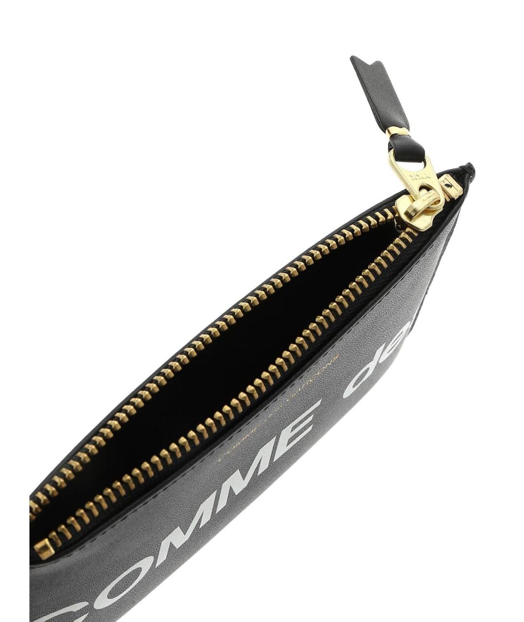 COMME DES GARÇONS WALLET Черный кожаный кардхолдер, фото 5