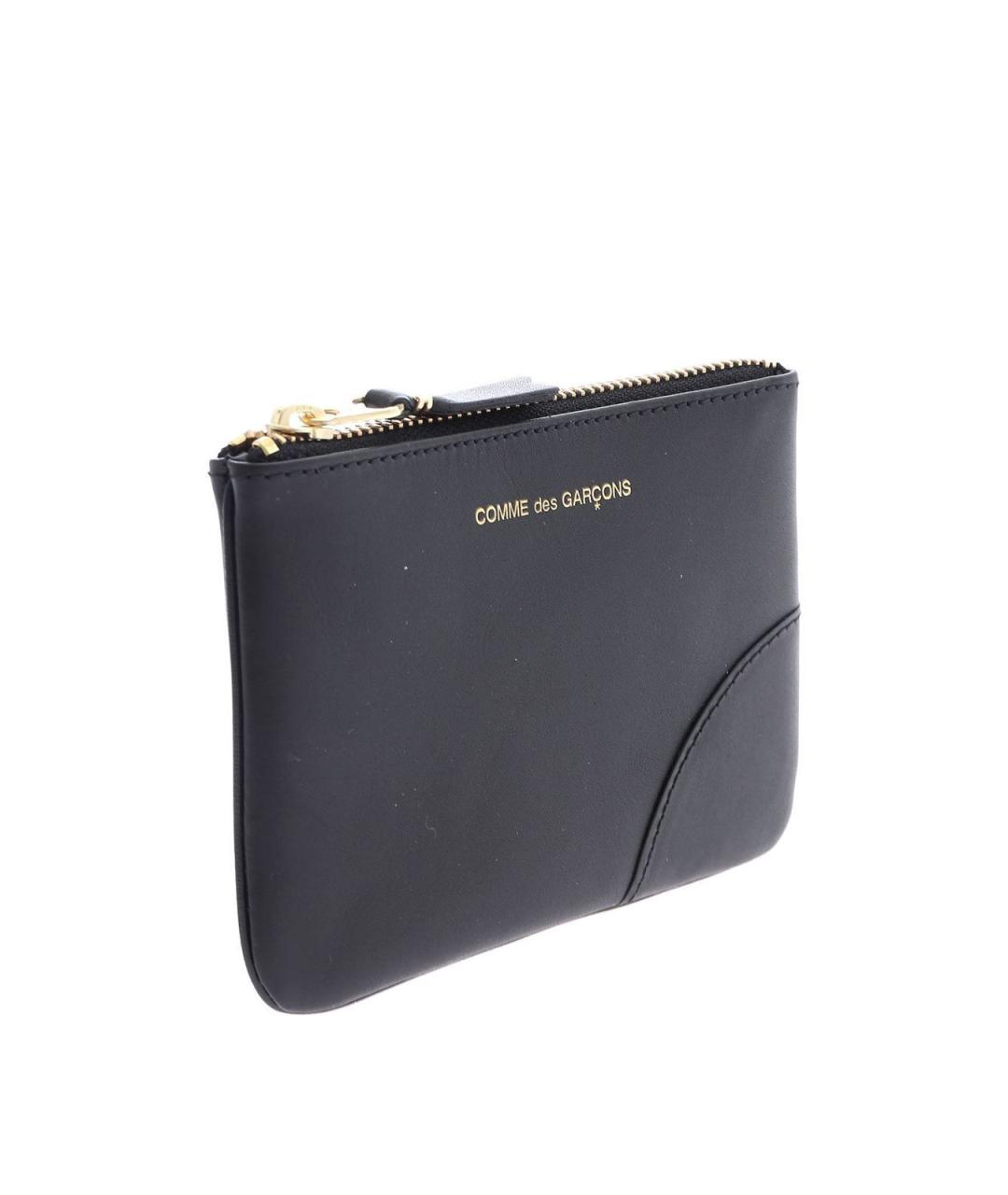 COMME DES GARÇONS WALLET Черный кожаный кошелек, фото 2