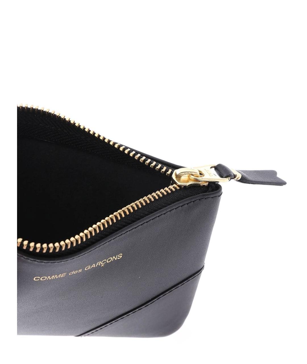 COMME DES GARÇONS WALLET Черный кожаный кошелек, фото 5
