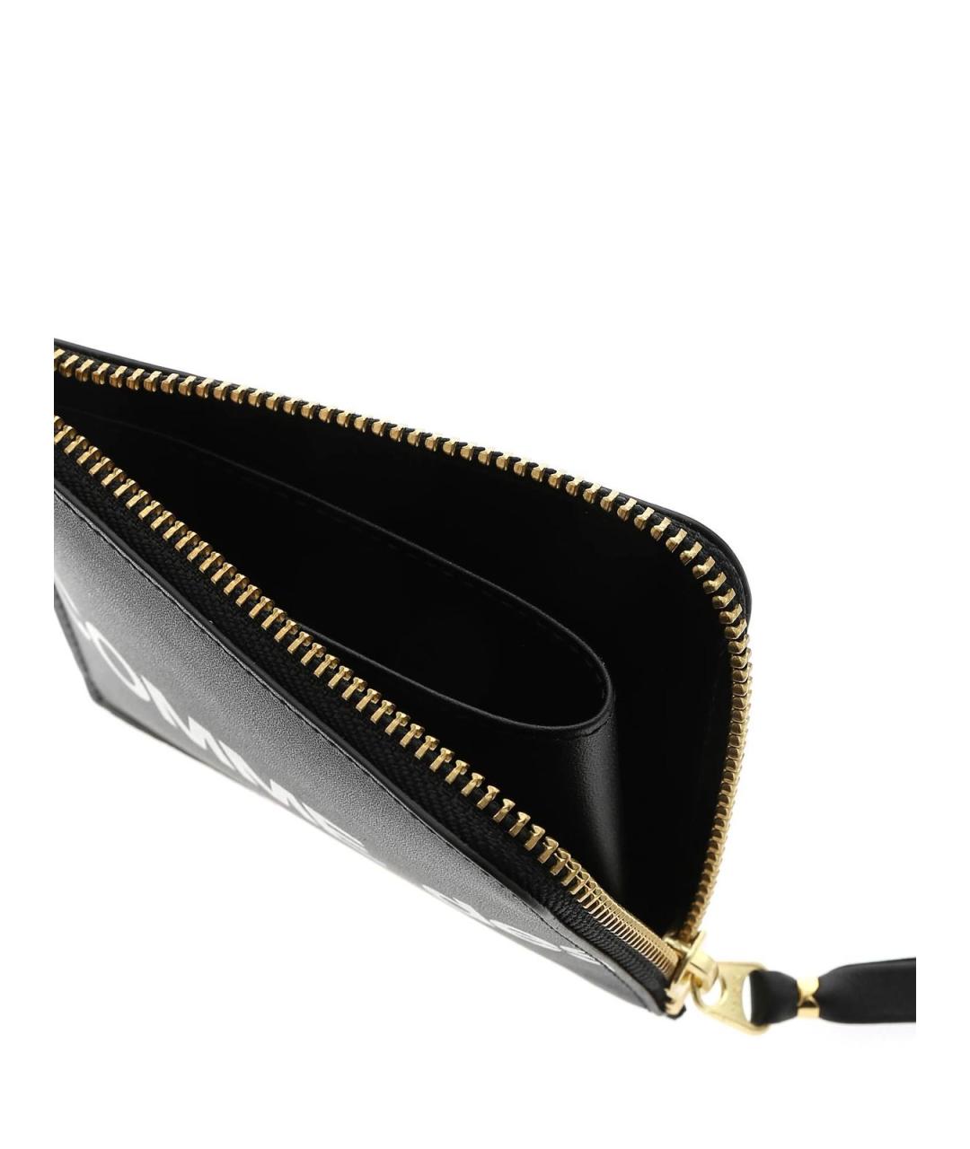 COMME DES GARÇONS WALLET Черный кожаный кошелек, фото 5