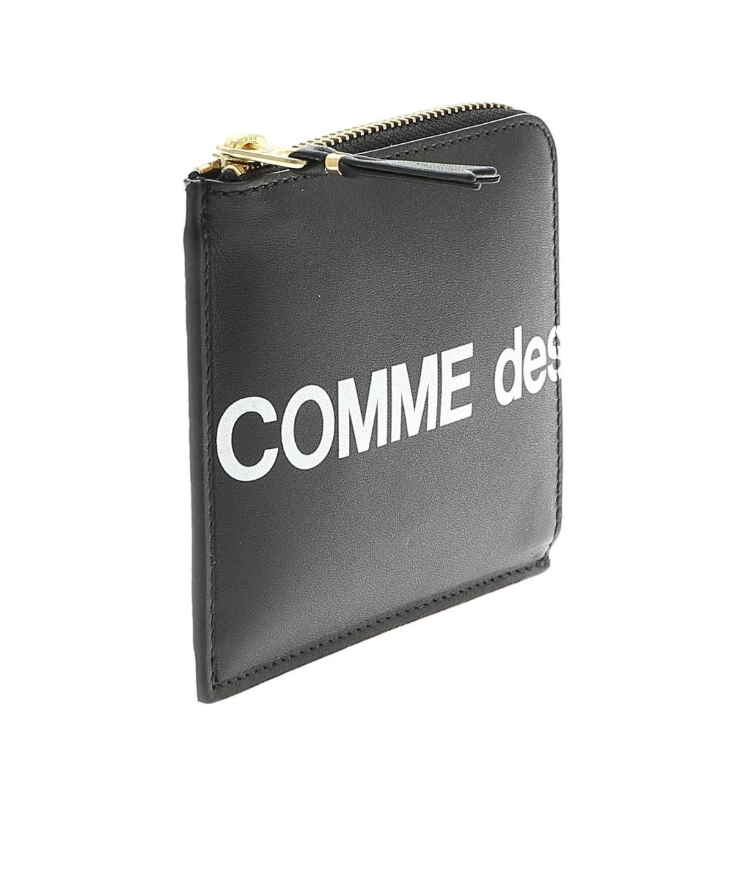 COMME DES GARÇONS WALLET Черный кожаный кошелек, фото 2