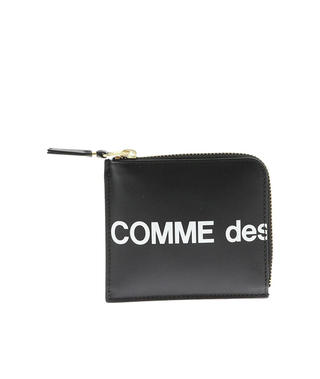 COMME DES GARÇONS WALLET Черный кожаный кошелек, фото 1