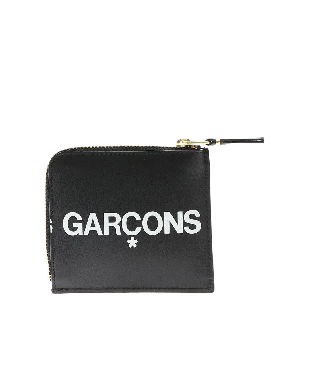 COMME DES GARÇONS WALLET Черный кожаный кошелек, фото 3