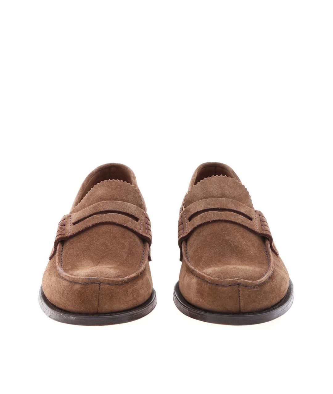 CHURCH'S Коричневые замшевые лоферы, фото 3