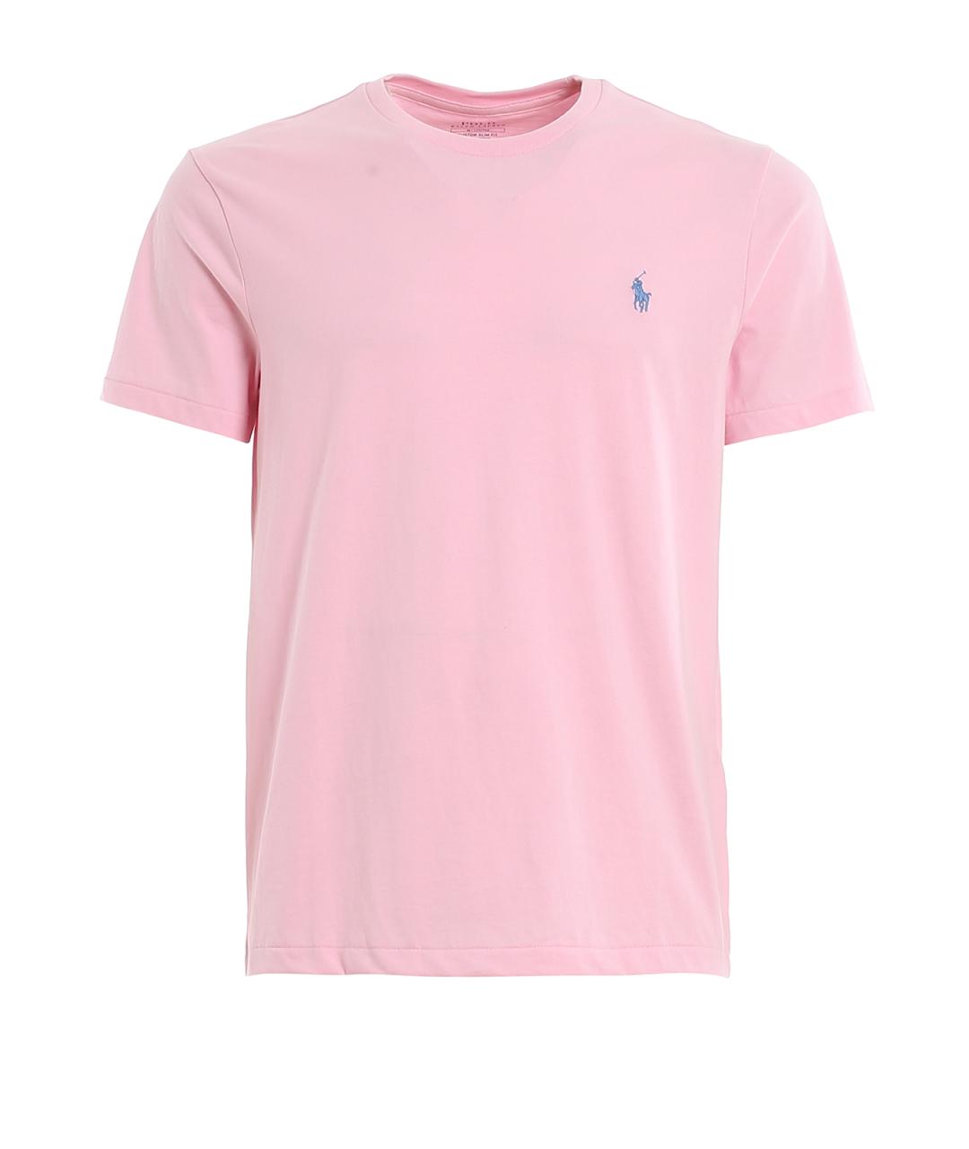 POLO RALPH LAUREN Розовая хлопковая футболка, фото 1