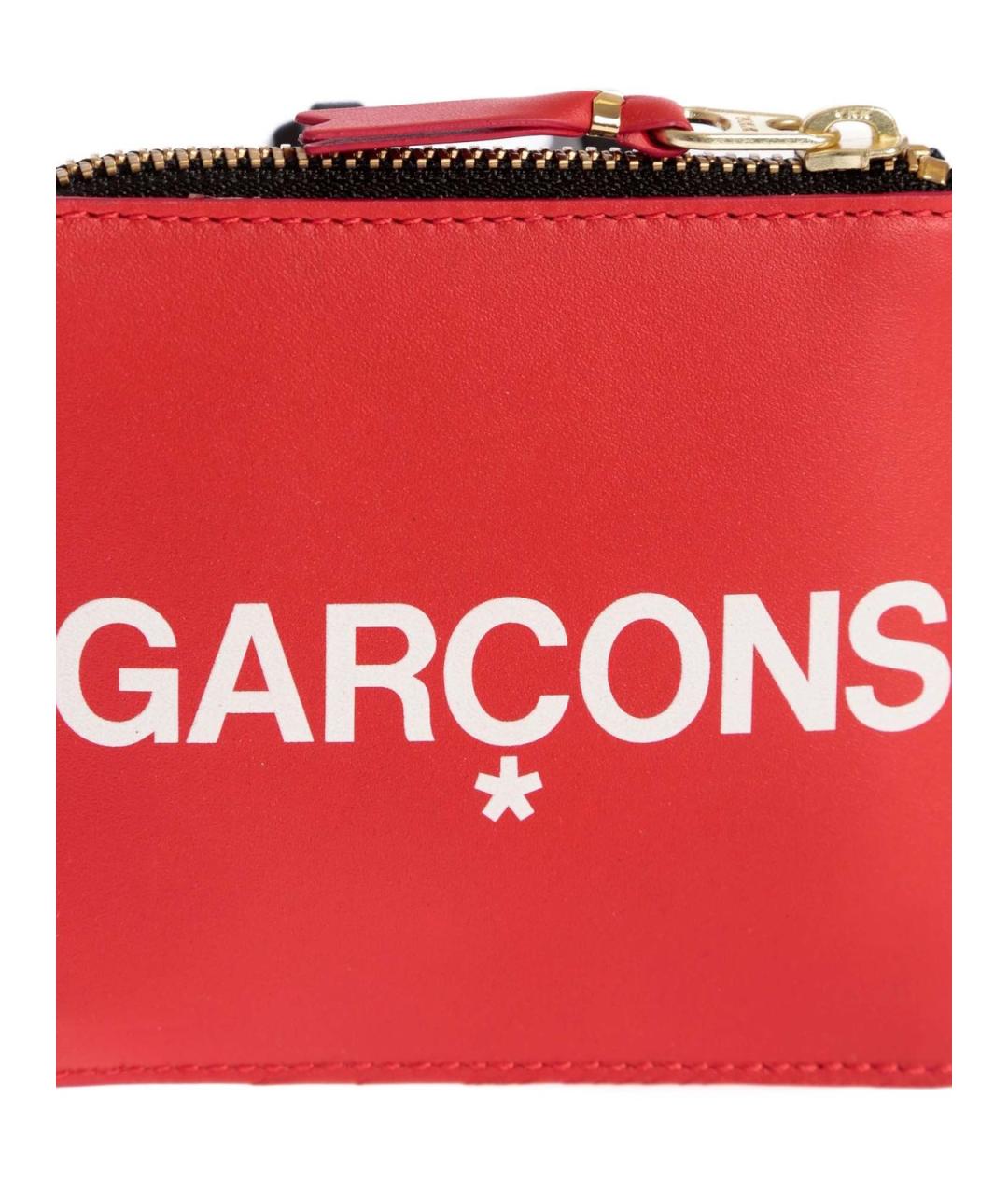 COMME DES GARÇONS WALLET Красный кожаный кошелек, фото 4