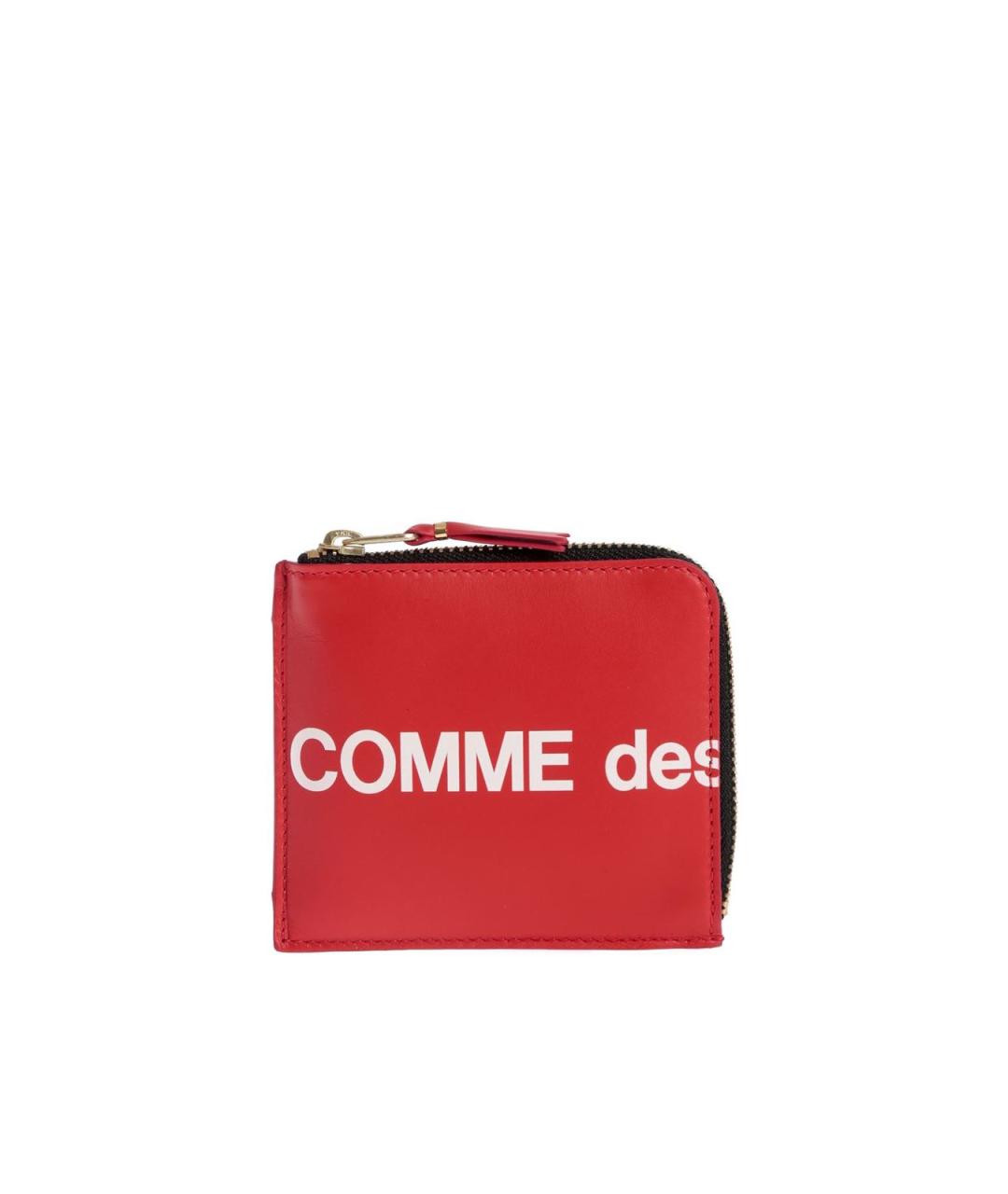 COMME DES GARÇONS WALLET Красный кожаный кошелек, фото 1