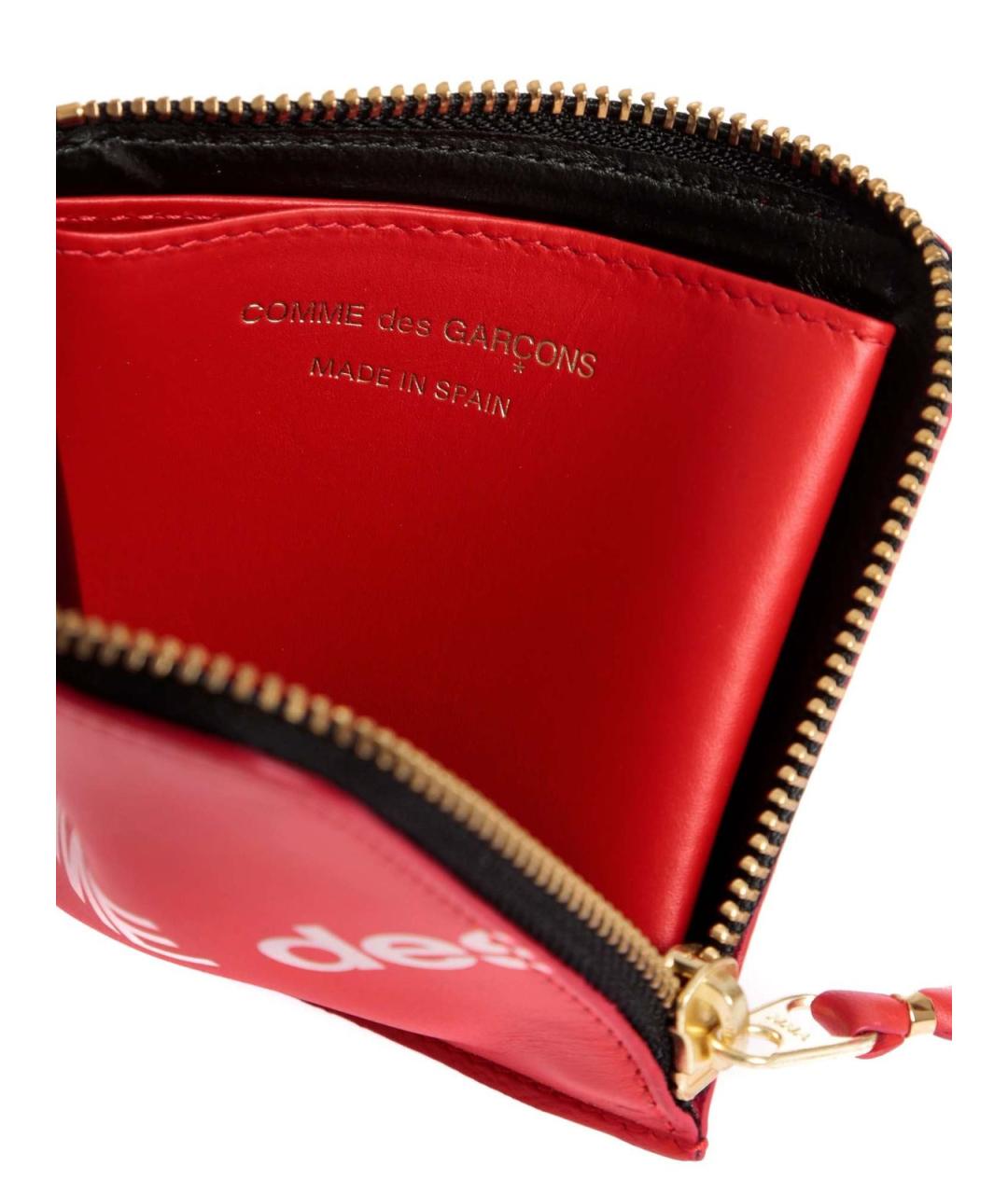 COMME DES GARÇONS WALLET Красный кожаный кошелек, фото 5