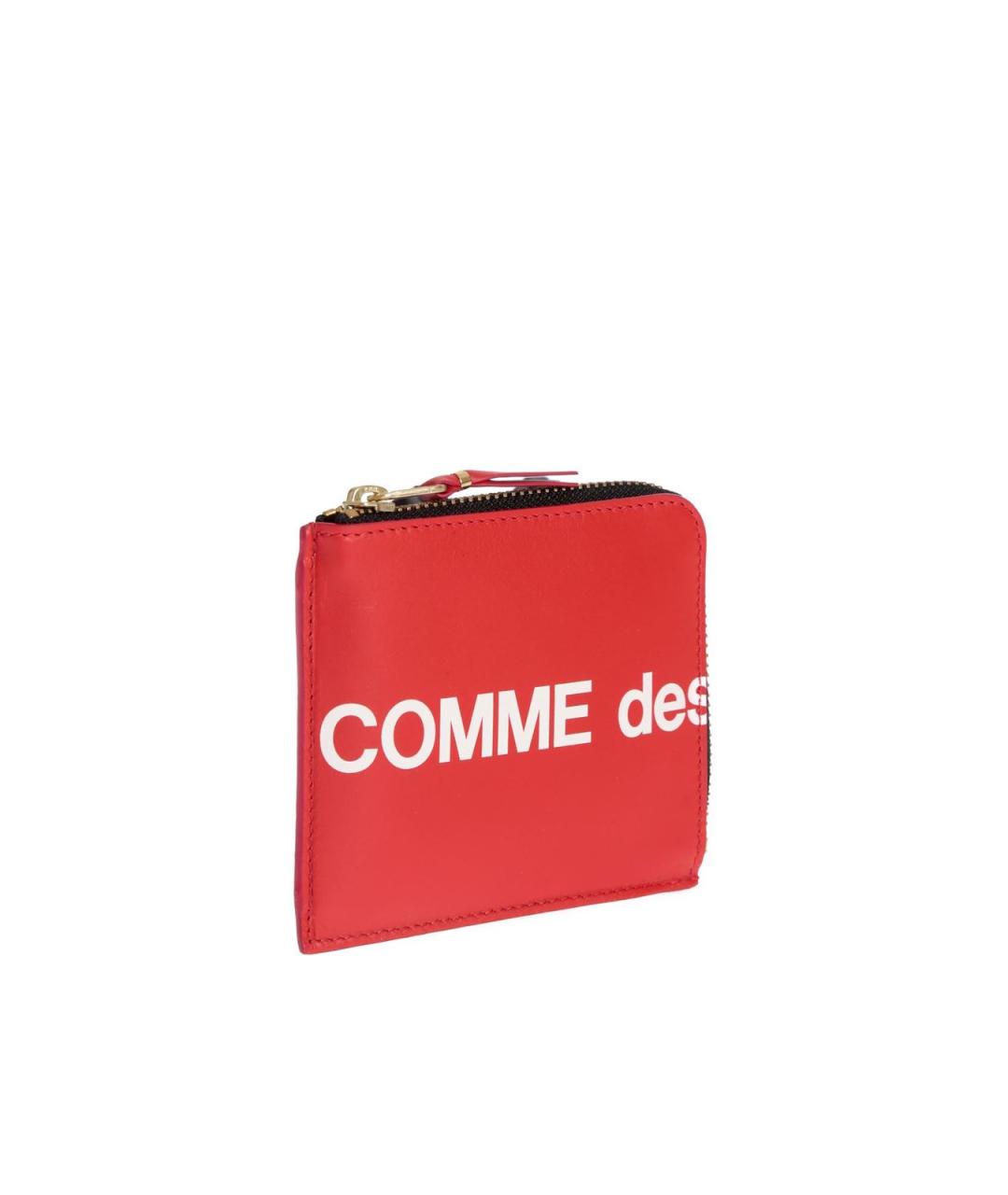 COMME DES GARÇONS WALLET Красный кожаный кошелек, фото 2
