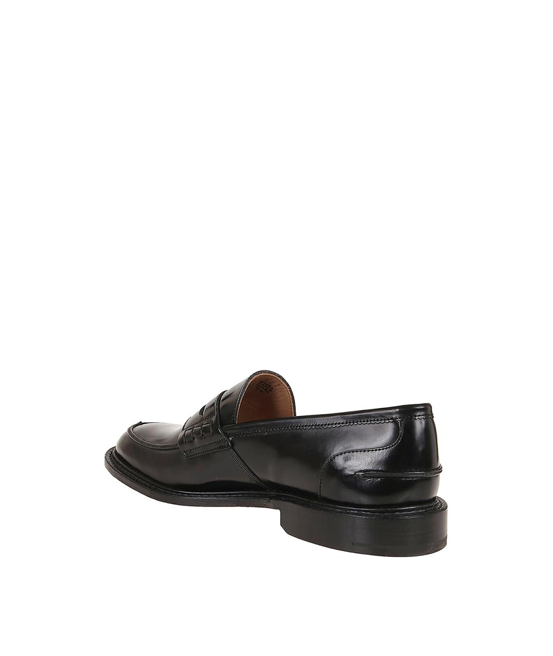 TRICKER'S Черные кожаные лоферы, фото 3