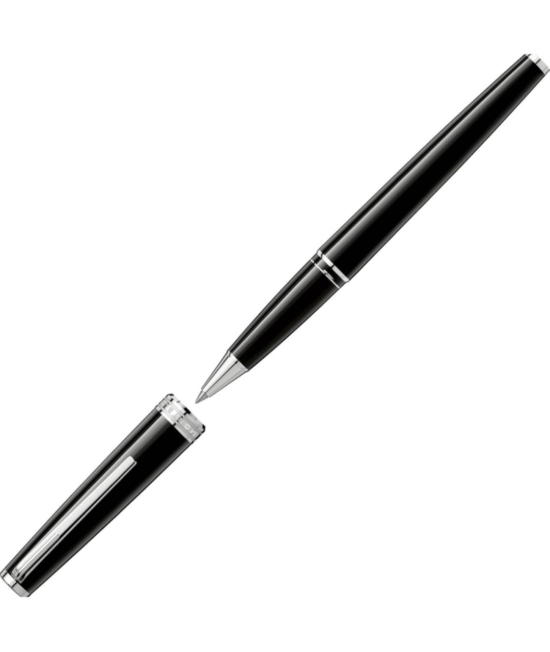 MONTBLANC Черный кожаный кошелек, фото 5