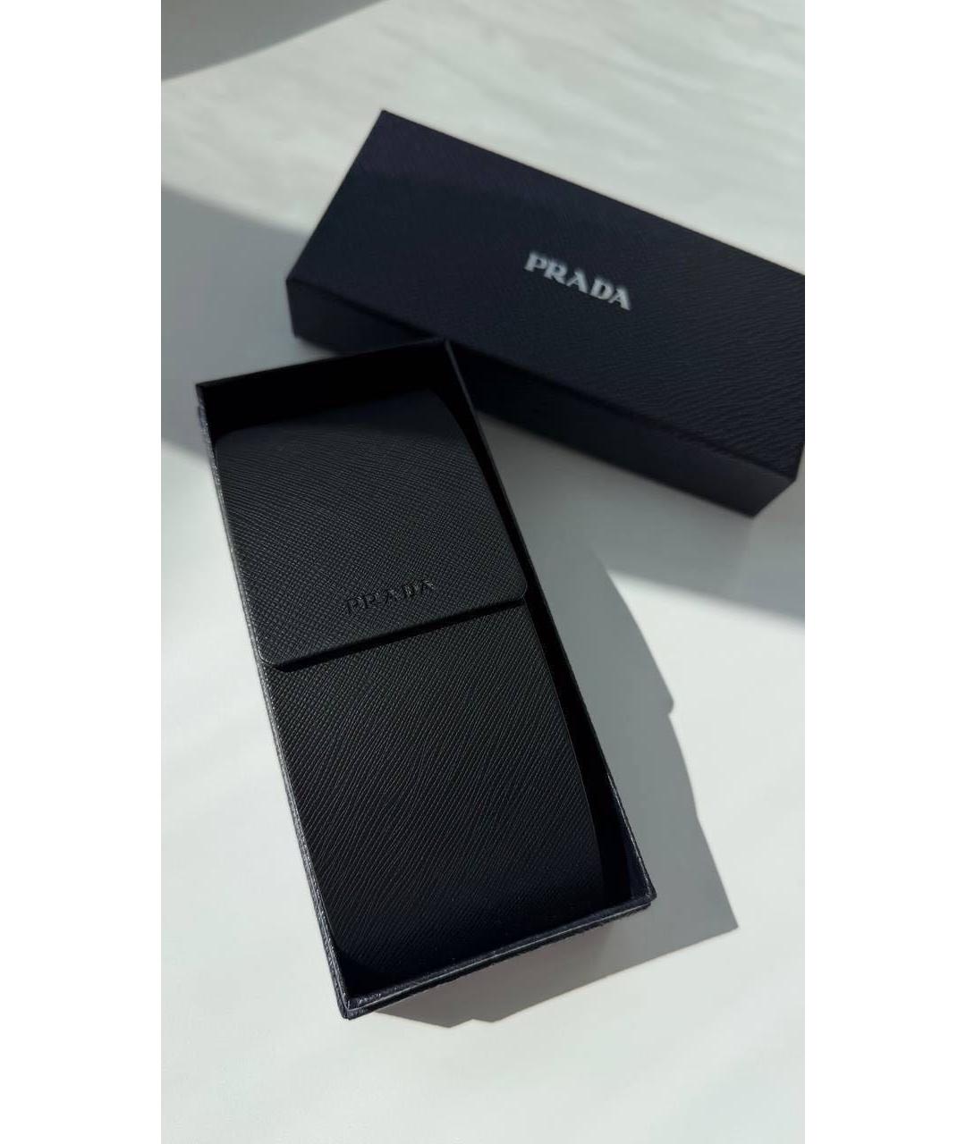 PRADA Золотые металлические солнцезащитные очки, фото 5