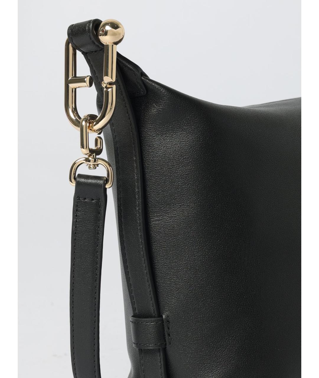 FURLA Черная кожаная сумка через плечо, фото 3