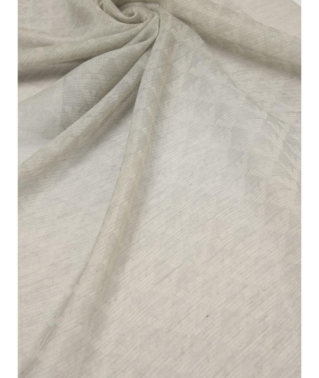 EMPORIO ARMANI Серый шарф, фото 3