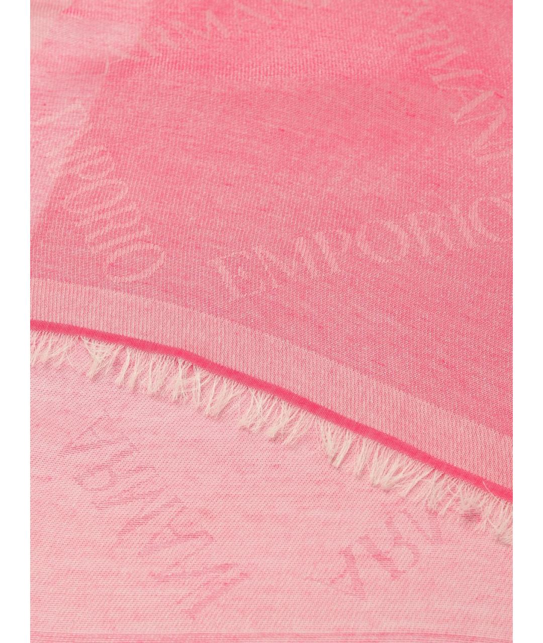 EMPORIO ARMANI Розовый шарф, фото 3