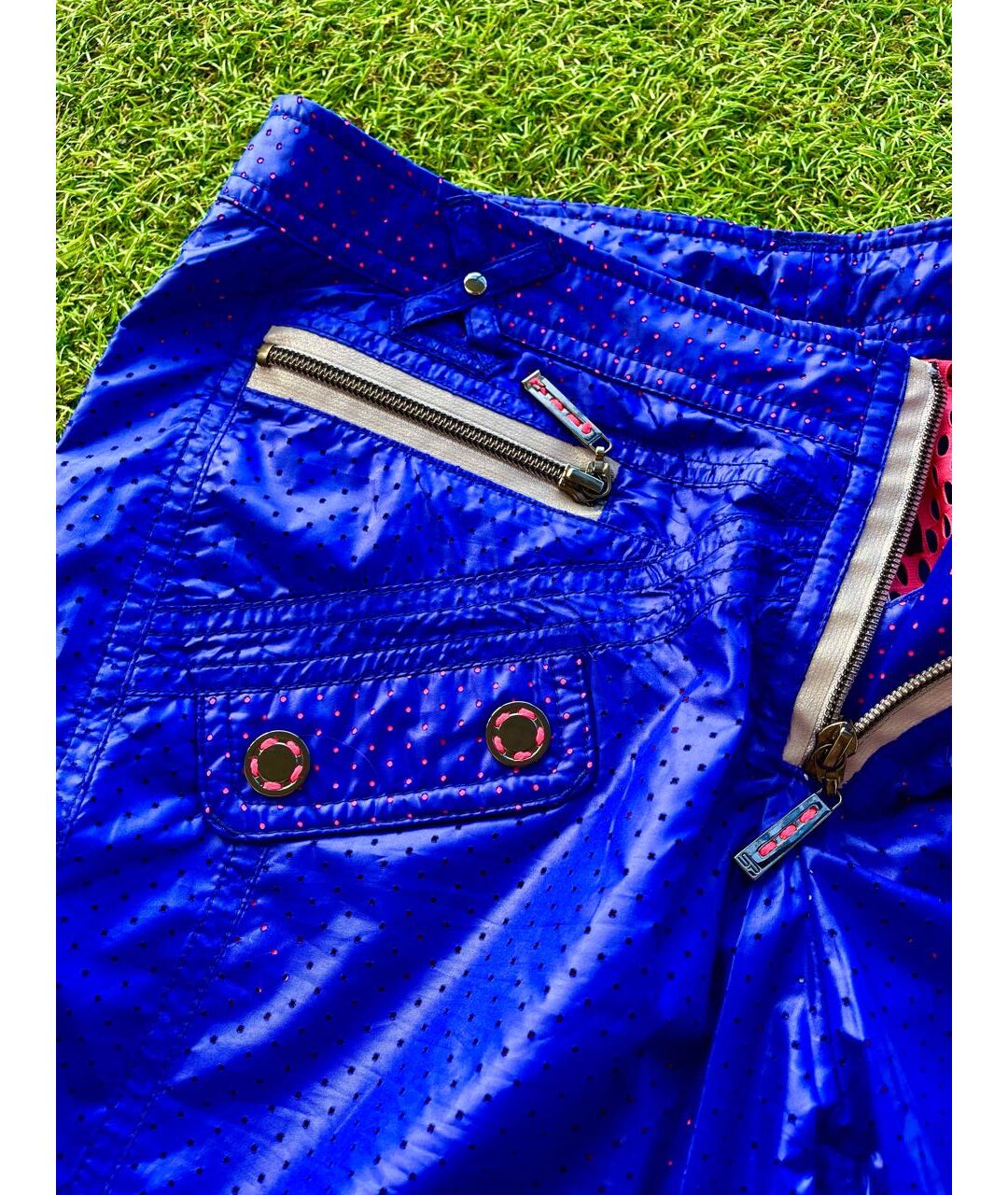 SPORTALM Синие полиэстеровые шорты, фото 3