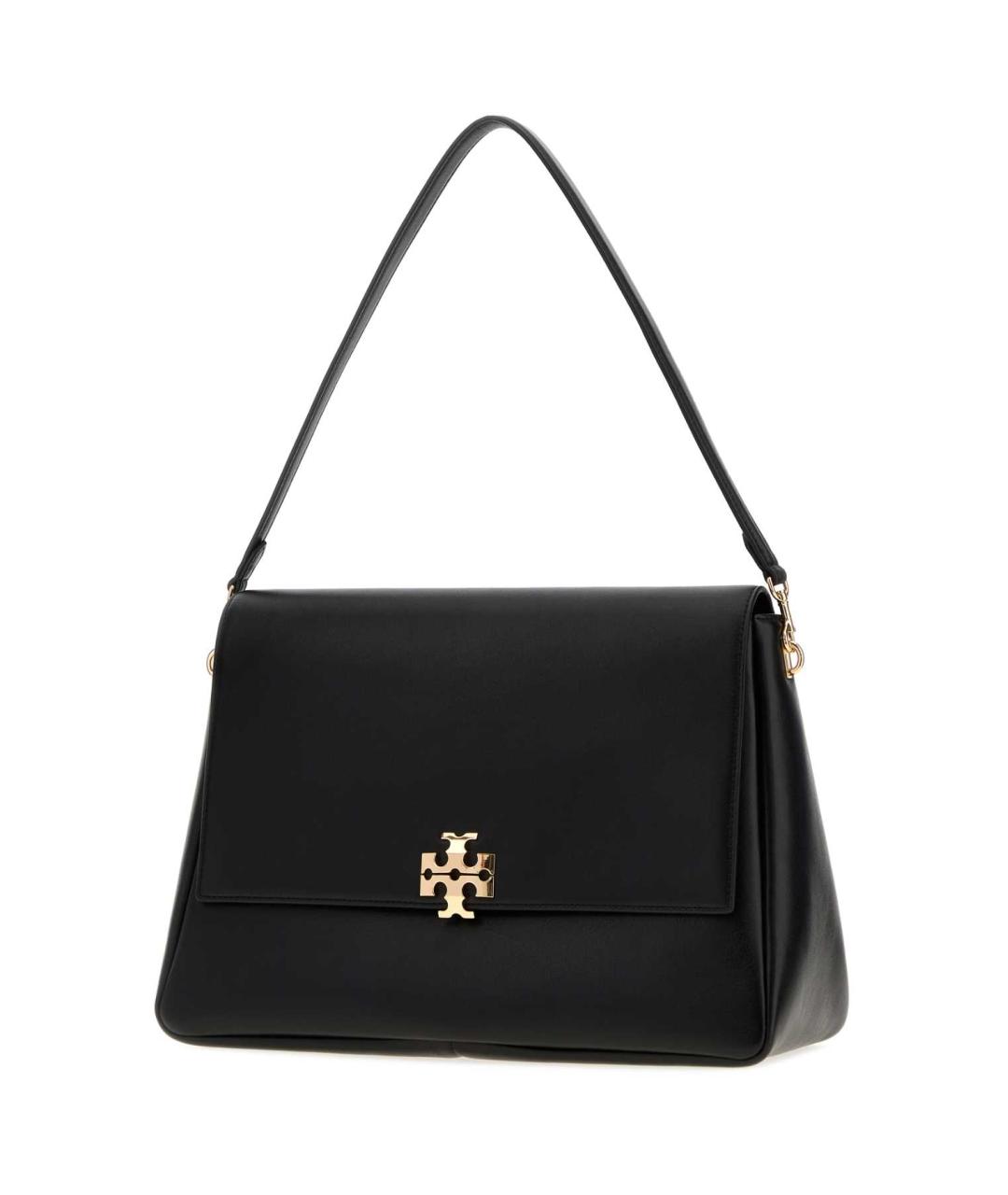 TORY BURCH Черная кожаная сумка через плечо, фото 2