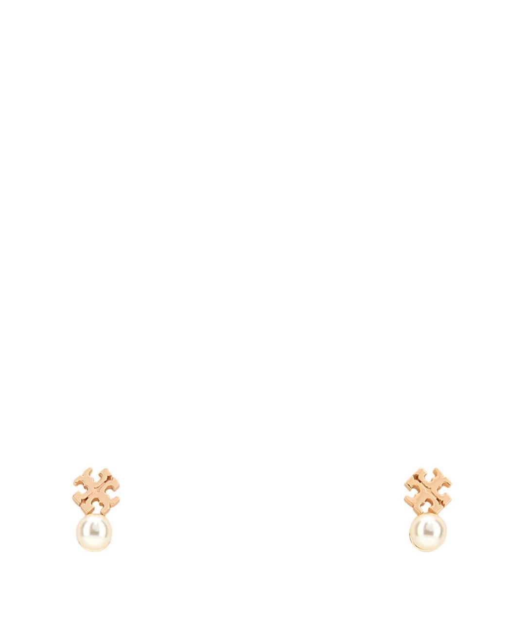 TORY BURCH Золотые металлические серьги, фото 1