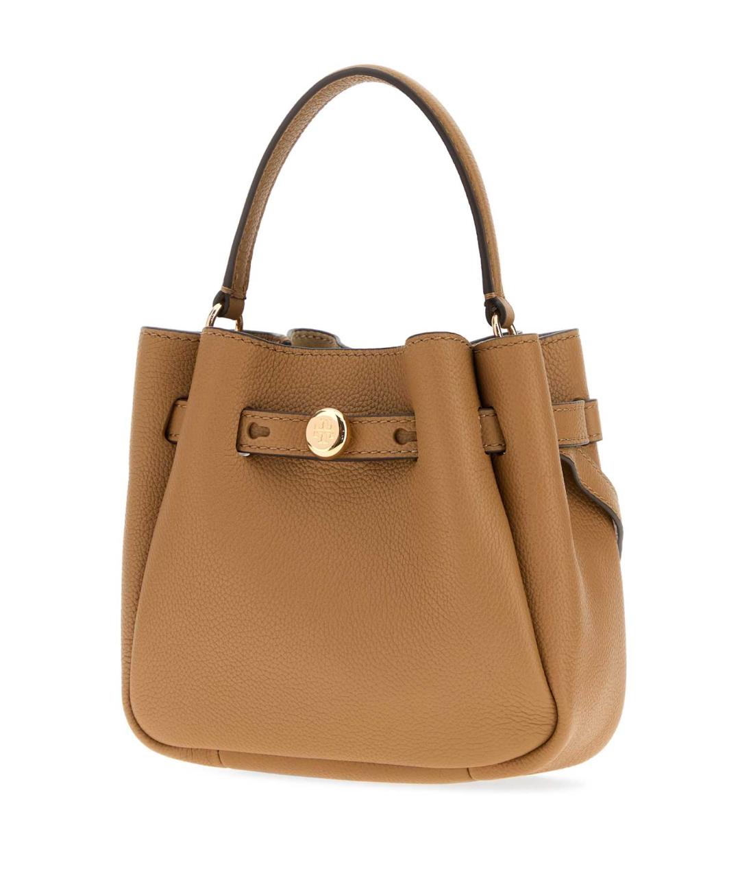 TORY BURCH Бежевая кожаная сумка через плечо, фото 2