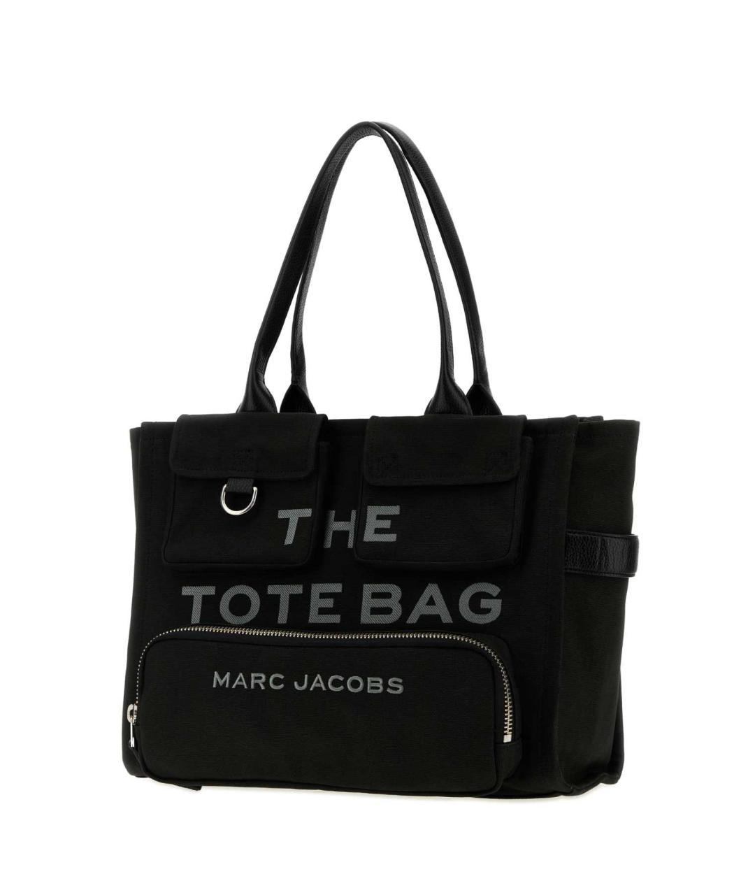MARC JACOBS Черная хлопковая сумка тоут, фото 2
