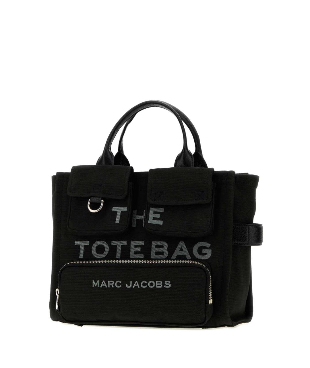MARC JACOBS Черная хлопковая сумка тоут, фото 2