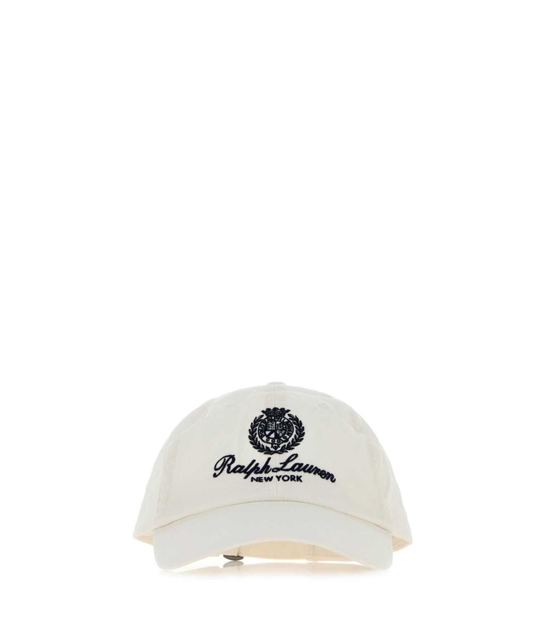 POLO RALPH LAUREN Белая хлопковая кепка/бейсболка, фото 1