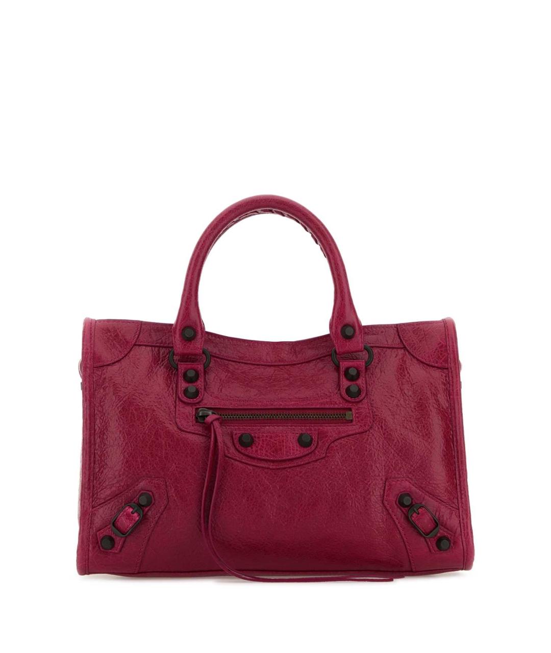BALENCIAGA Розовая кожаная сумка тоут, фото 1