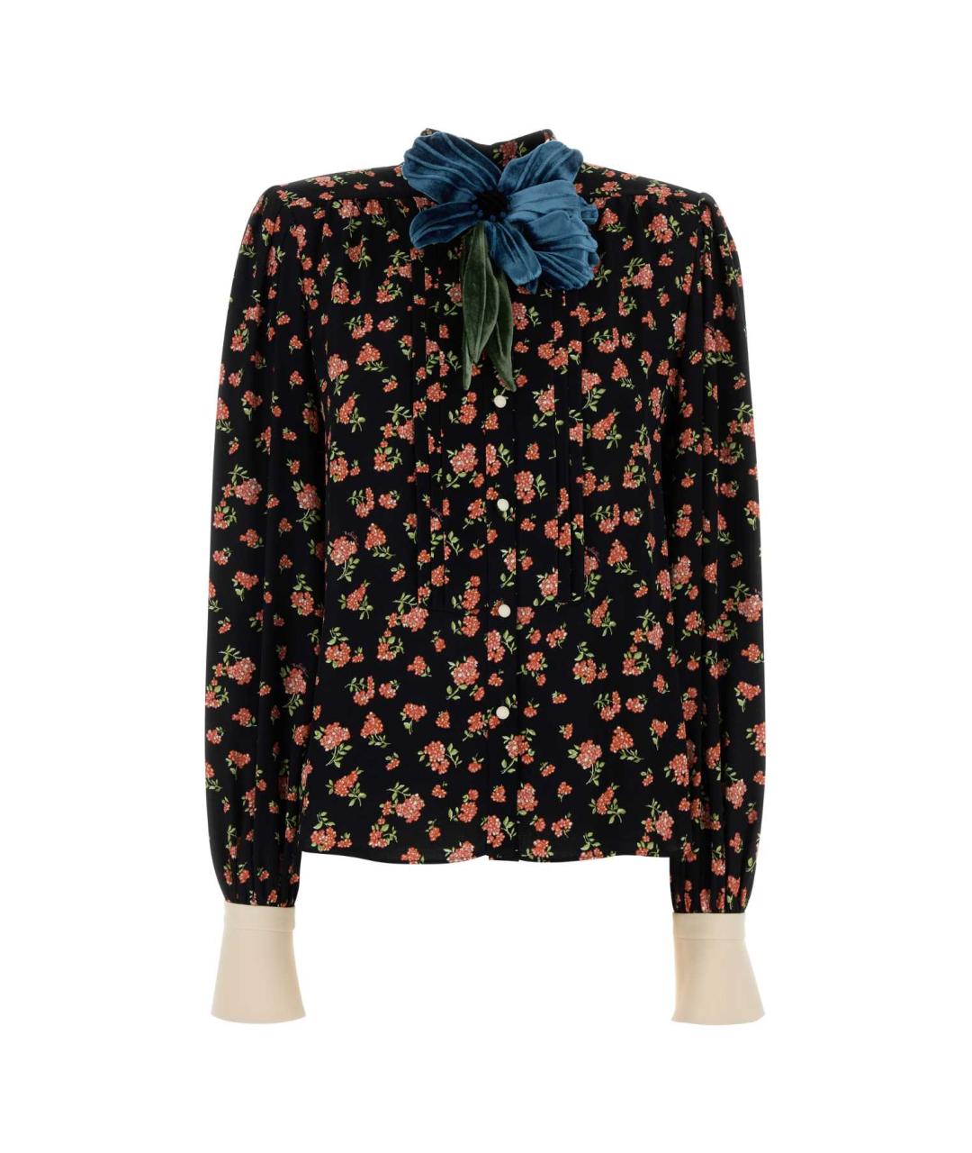 VALENTINO Мульти вискозная рубашка, фото 1