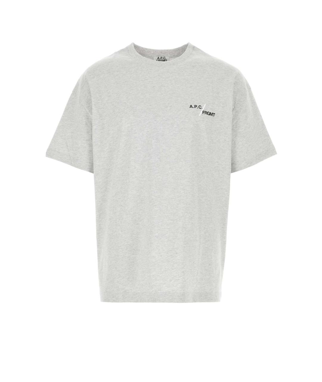 A.P.C. Серая хлопковая футболка, фото 1