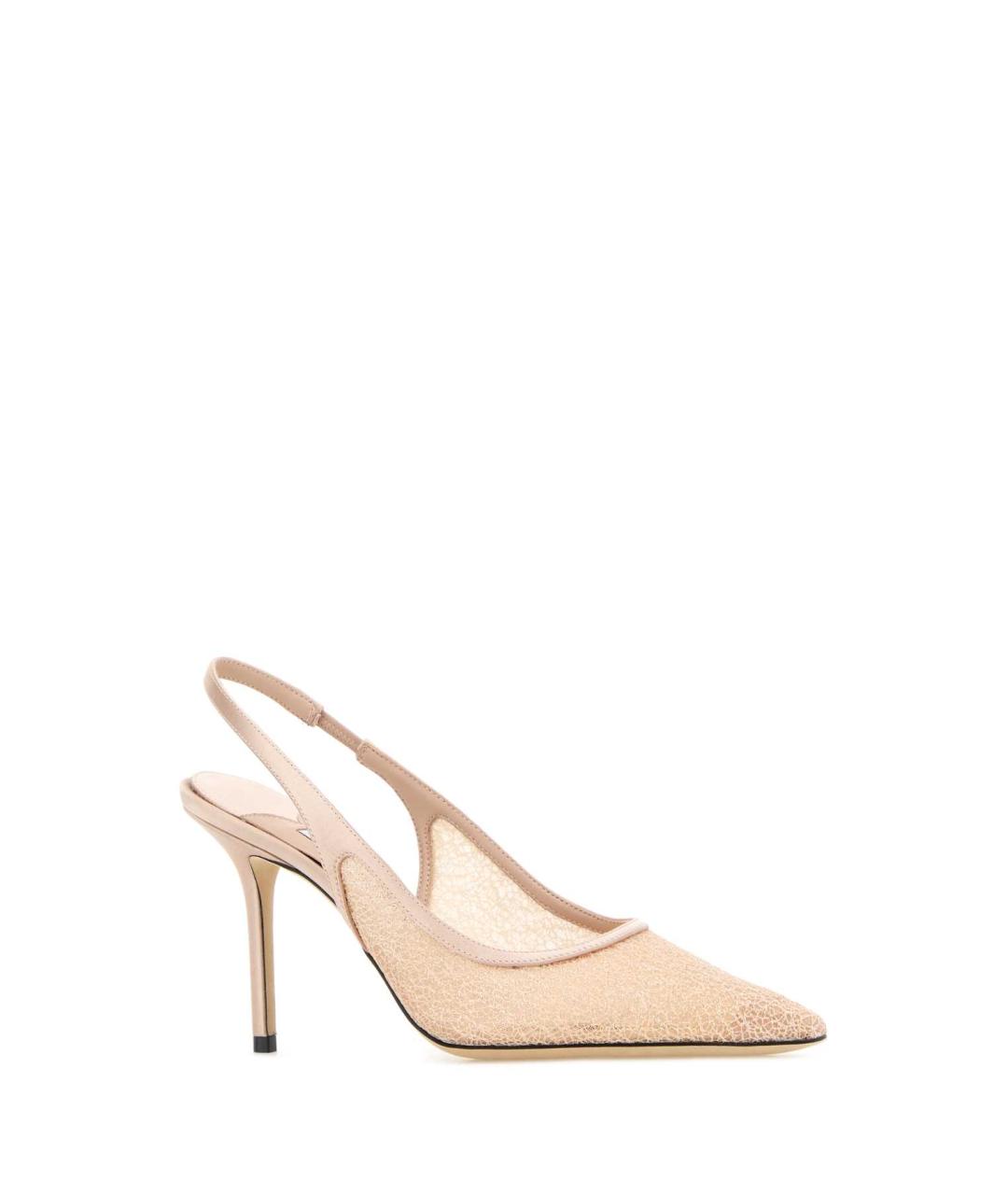 JIMMY CHOO Розовые кожаные туфли, фото 2