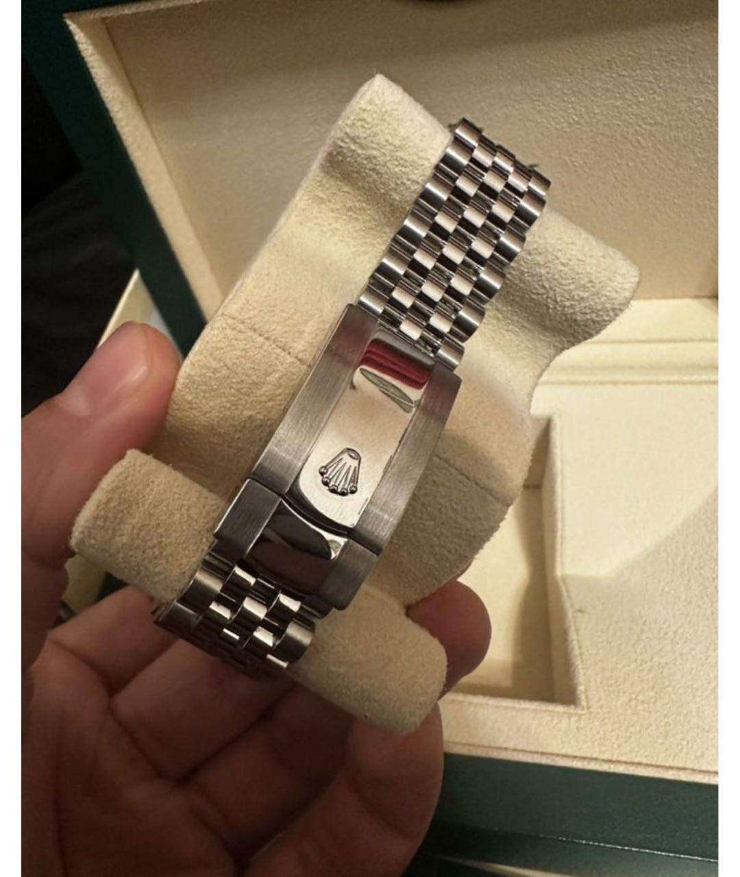 ROLEX Серебряные часы, фото 4