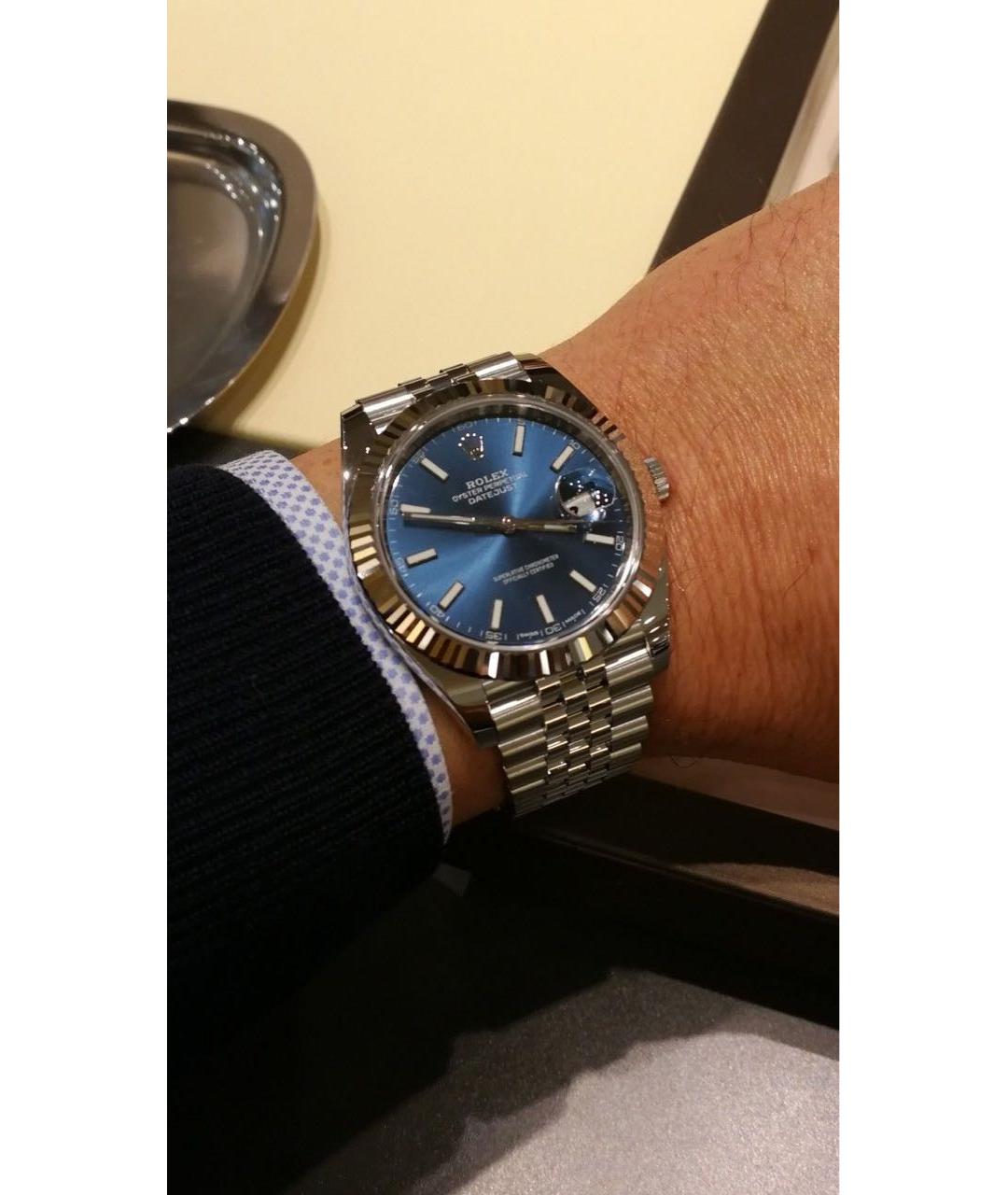 ROLEX Серебряные часы, фото 5
