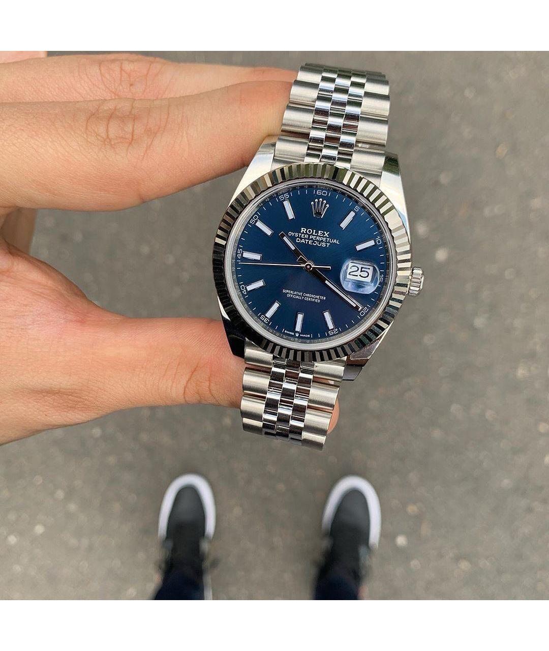 ROLEX Серебряные часы, фото 6