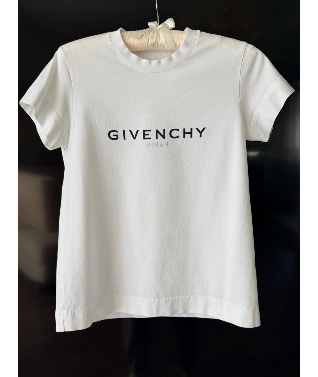 GIVENCHY Белая хлопковая футболка, фото 5