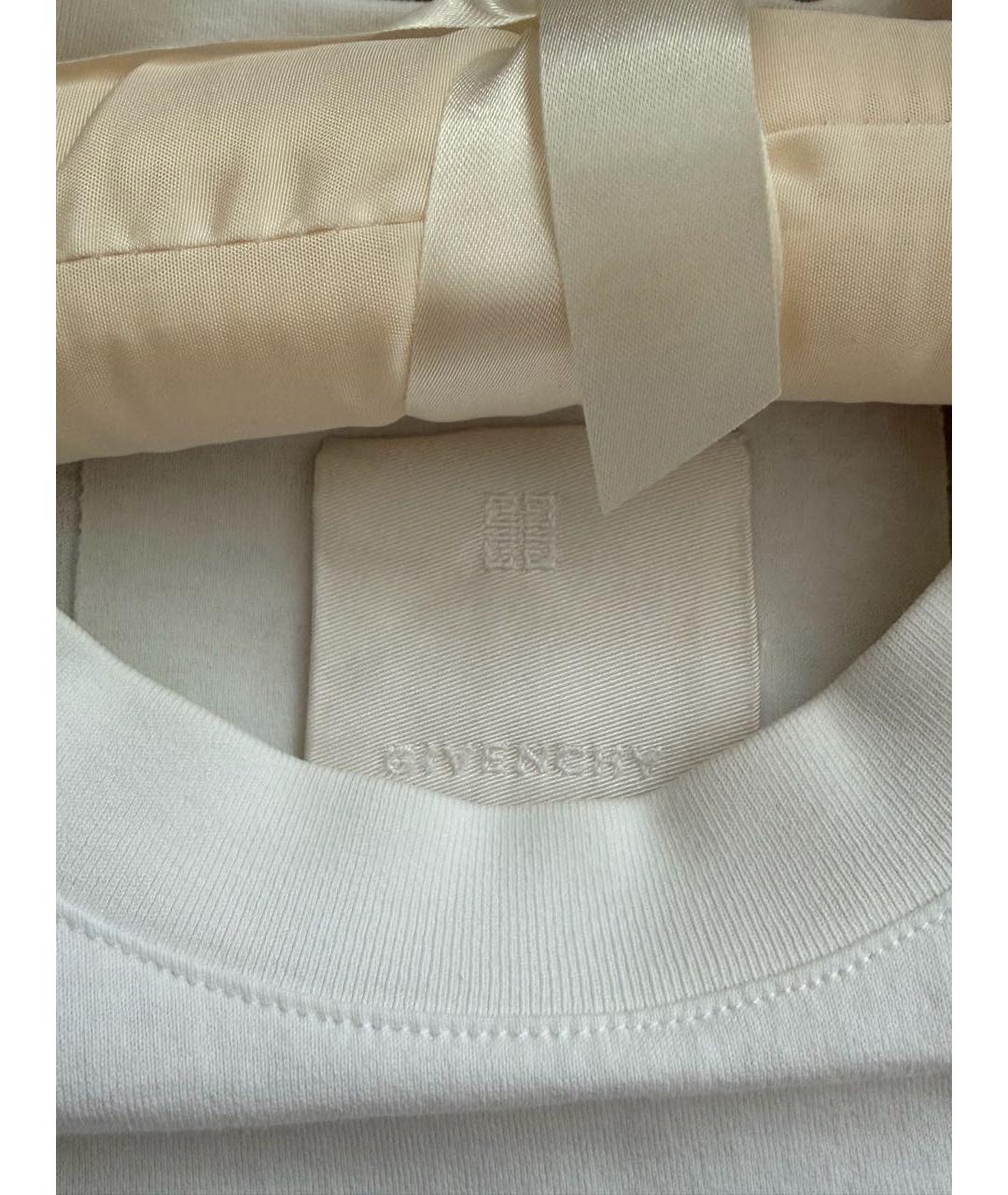 GIVENCHY Белая хлопковая футболка, фото 3