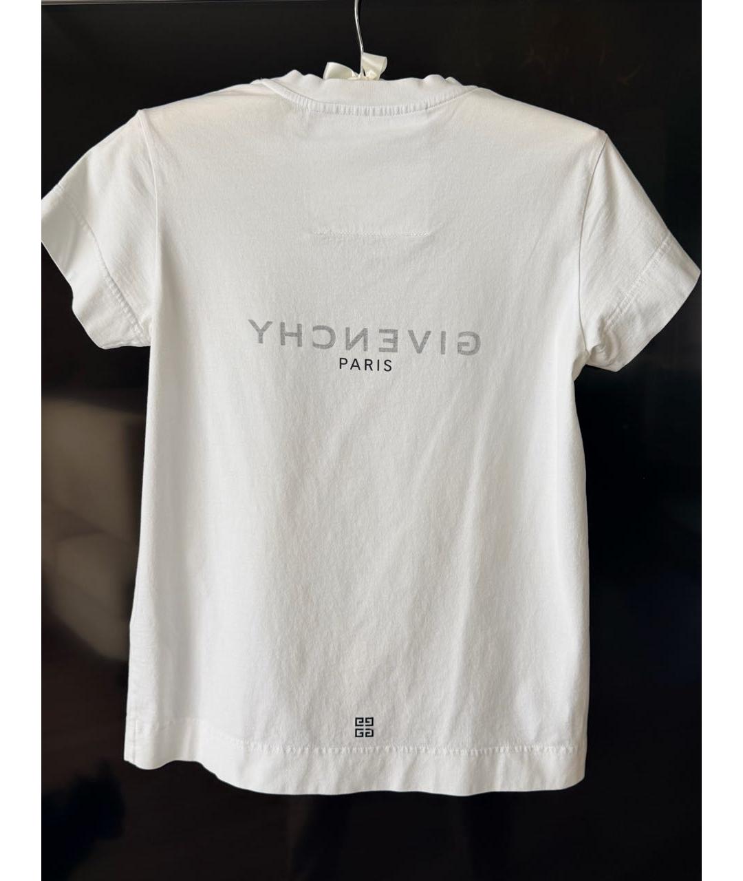 GIVENCHY Белая хлопковая футболка, фото 2