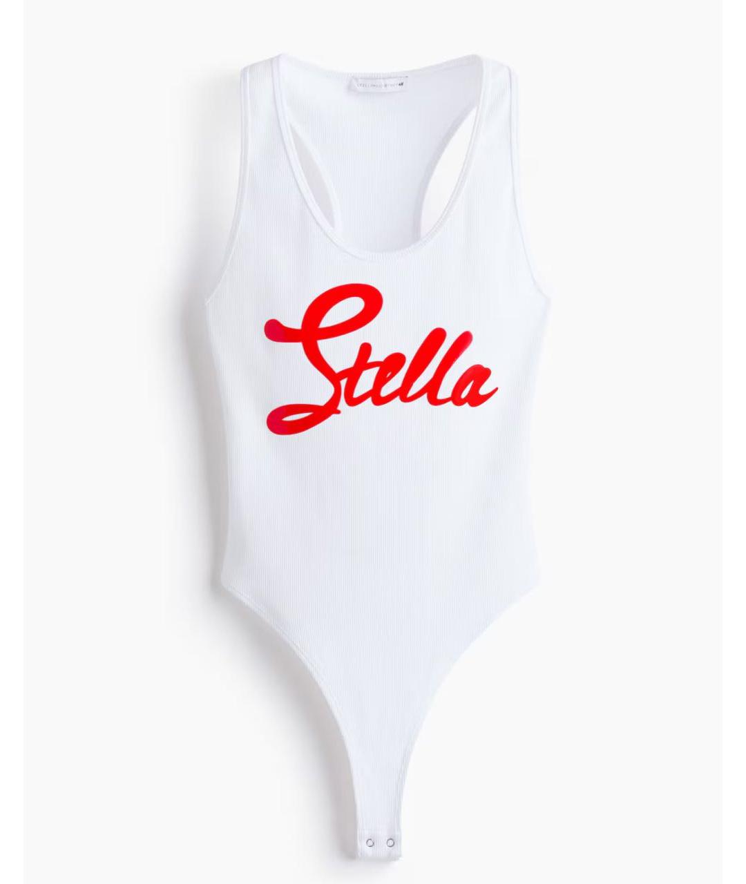 STELLA MCCARTNEY Белая хлопковая майка, фото 5
