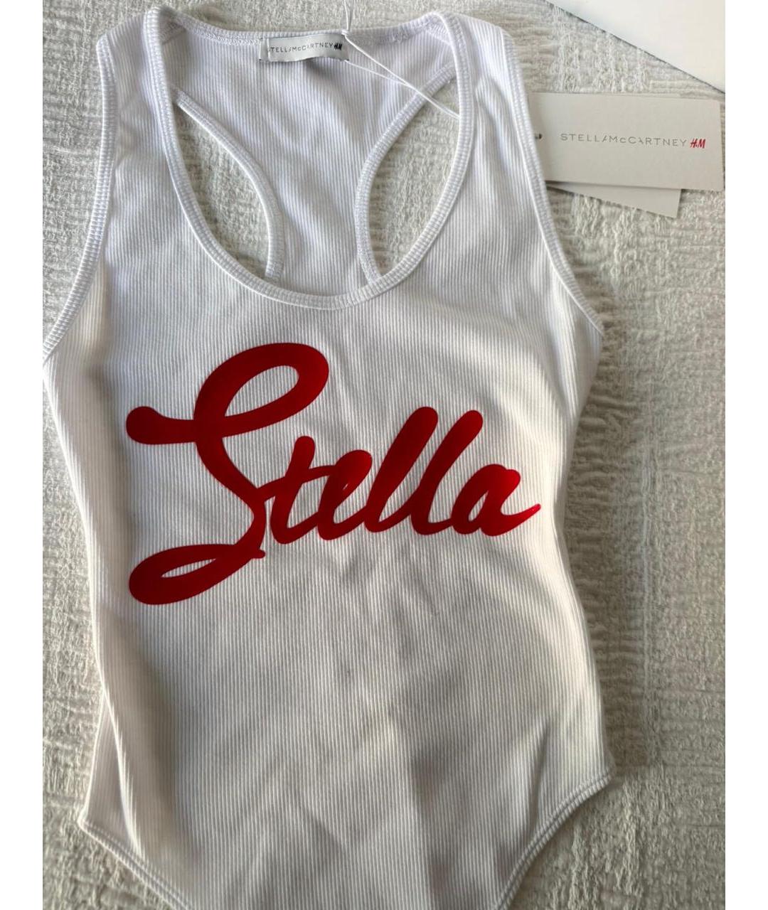 STELLA MCCARTNEY Белая хлопковая майка, фото 2