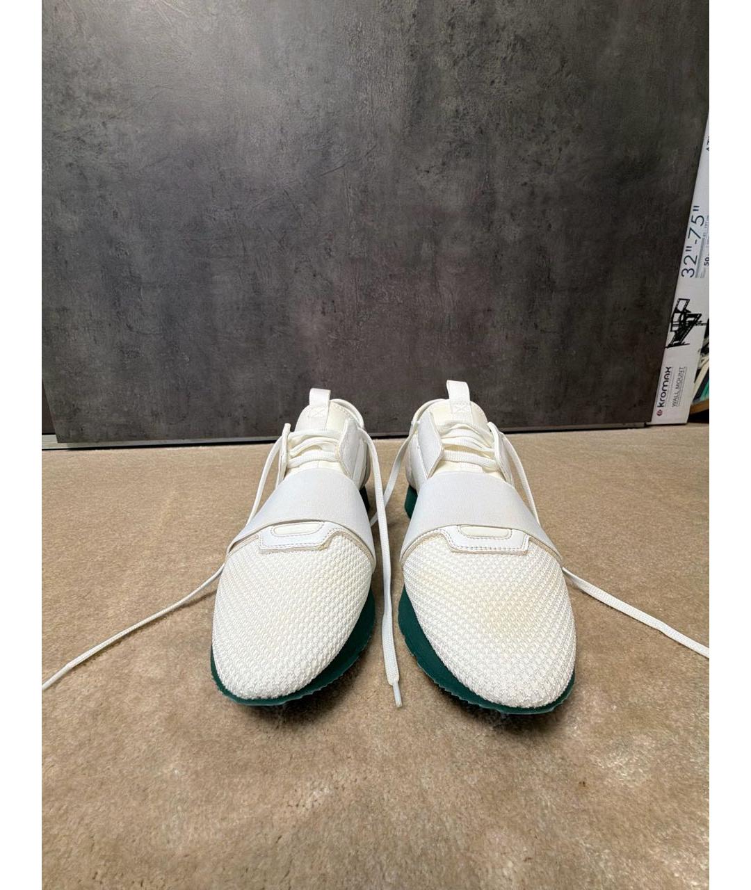 BALENCIAGA Белые текстильные кроссовки, фото 2