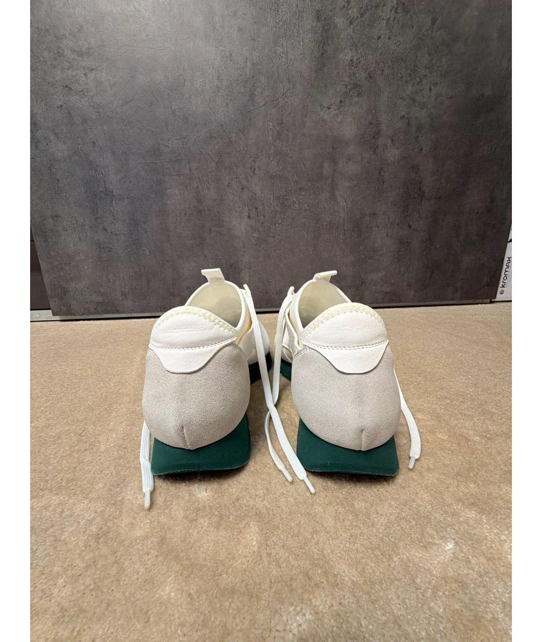 BALENCIAGA Белые текстильные кроссовки, фото 4