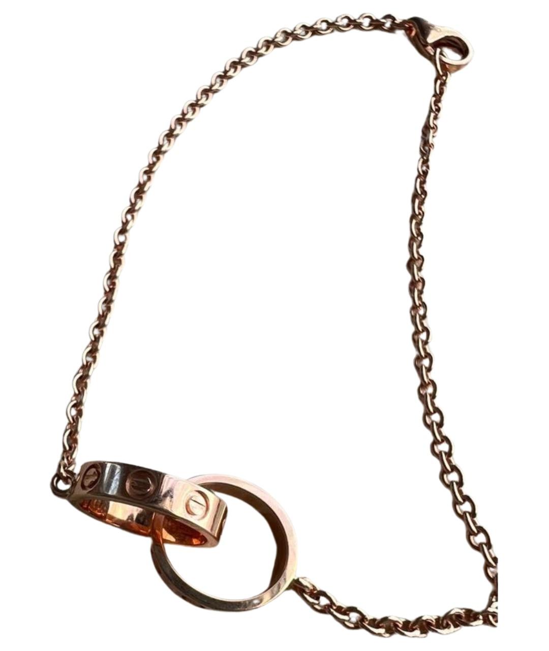 CARTIER Золотой браслет из розового золота, фото 1