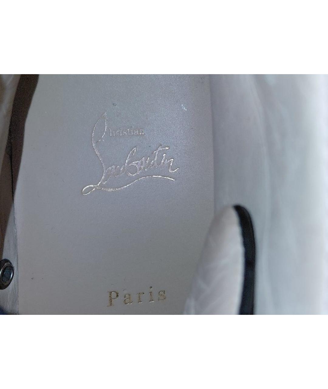 CHRISTIAN LOUBOUTIN Мульти кожаные высокие кроссовки / кеды, фото 9