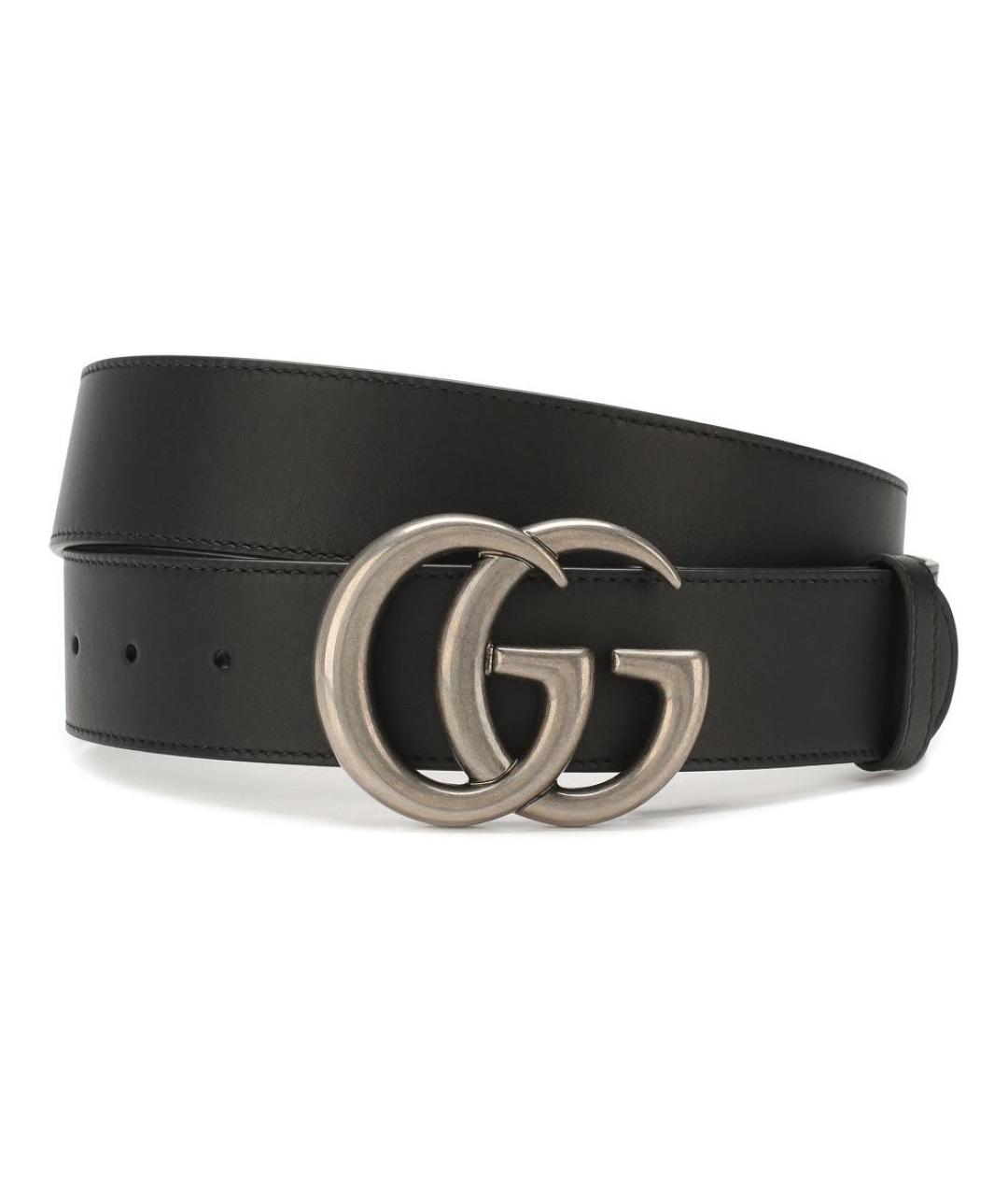 GUCCI Черный кожаный ремень, фото 6