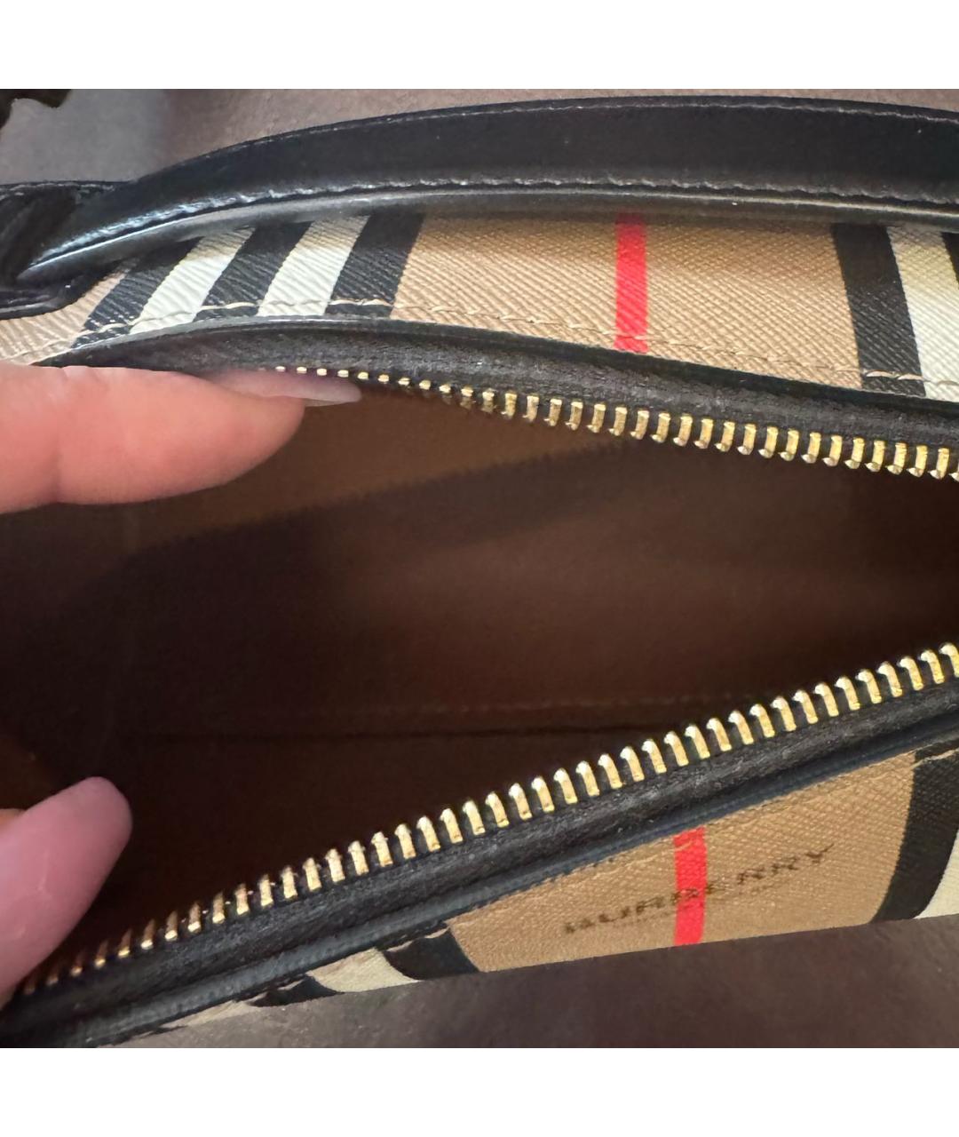 BURBERRY Бежевая сумка через плечо, фото 7