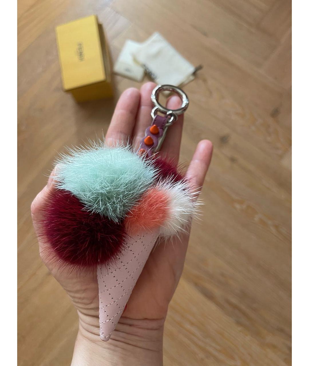 FENDI Мульти брелок, фото 4