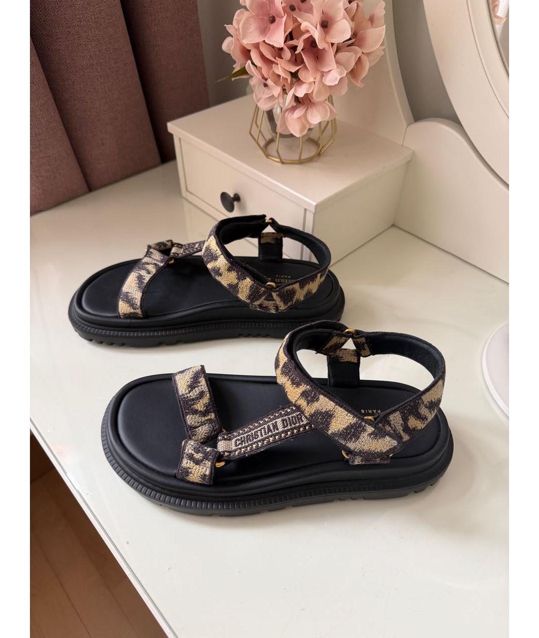 CHRISTIAN DIOR Мульти сандалии, фото 3
