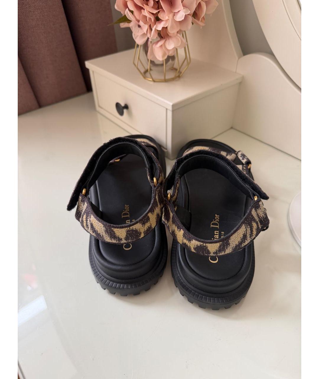 CHRISTIAN DIOR Мульти сандалии, фото 4