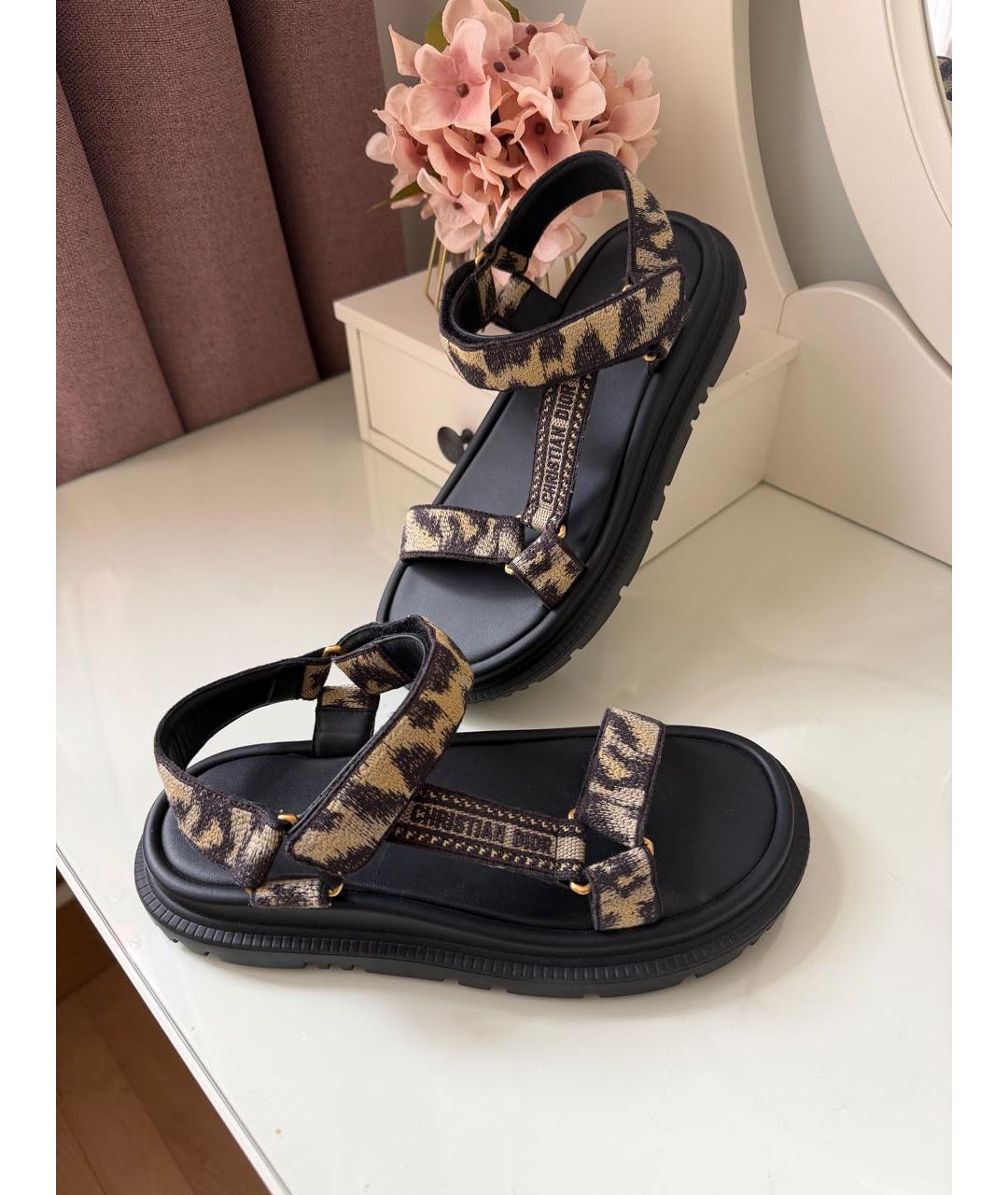 CHRISTIAN DIOR Мульти сандалии, фото 9