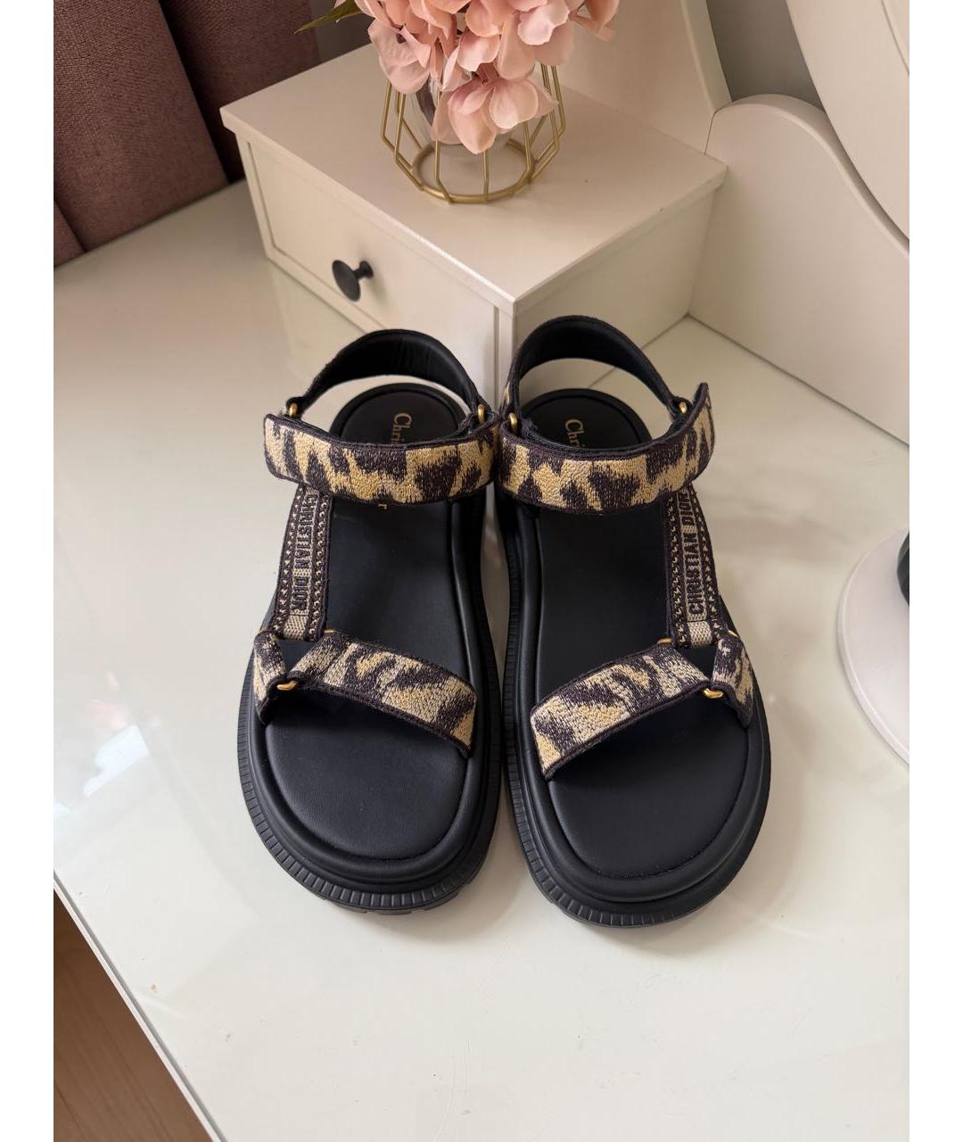 CHRISTIAN DIOR Мульти сандалии, фото 2