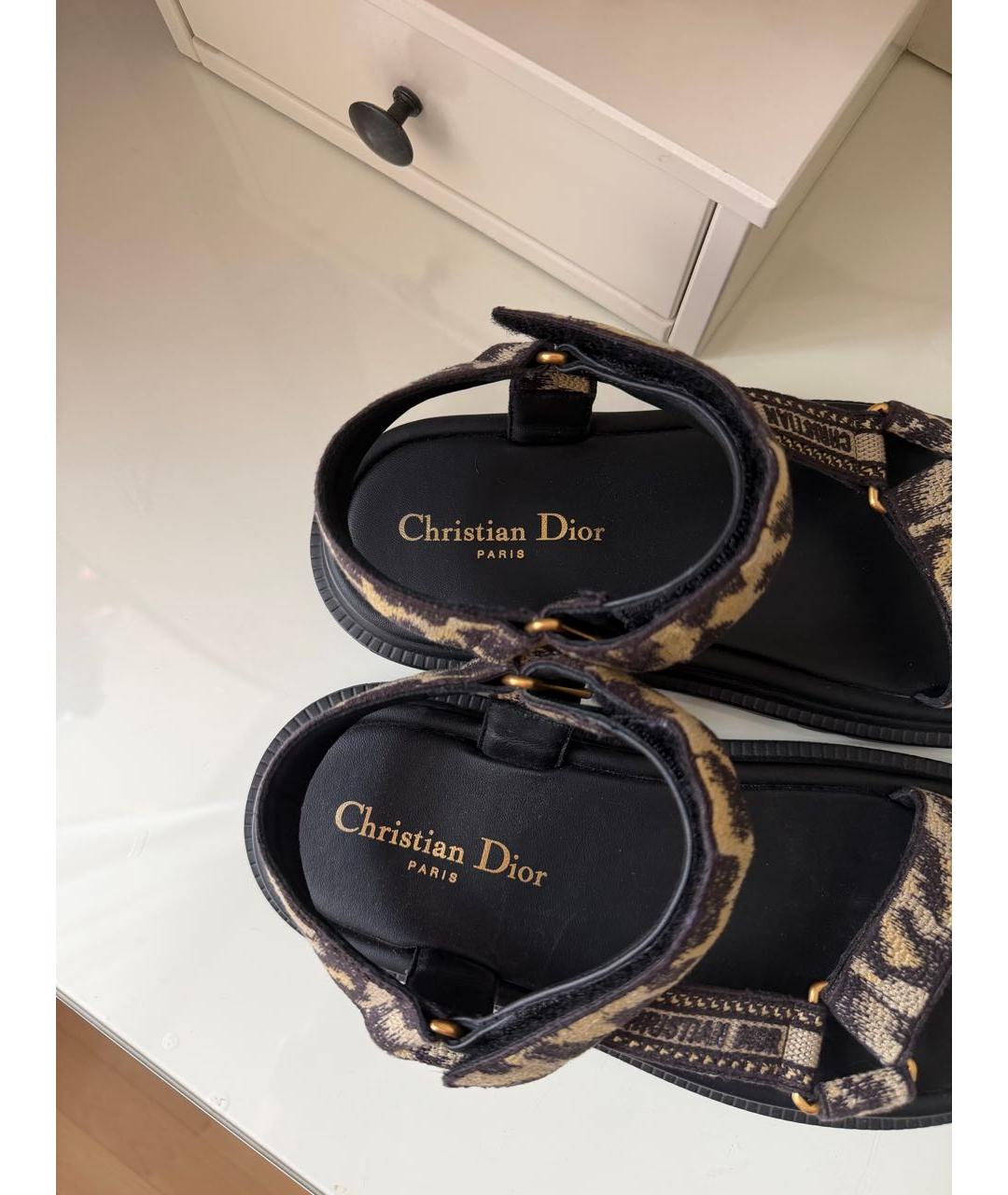 CHRISTIAN DIOR Мульти сандалии, фото 6